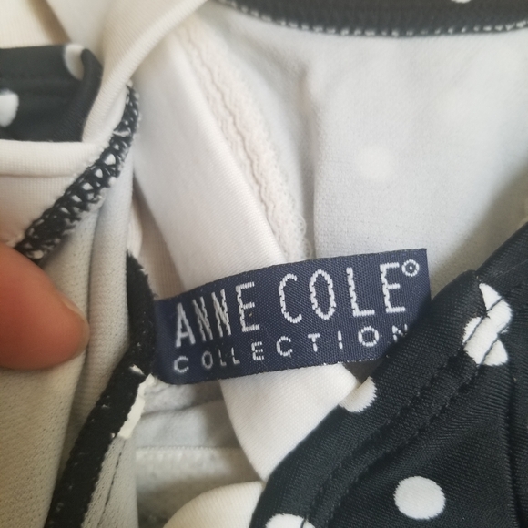 60s Bardot style french maillot polka dot sun and swim one piece - Picture 3 of 5